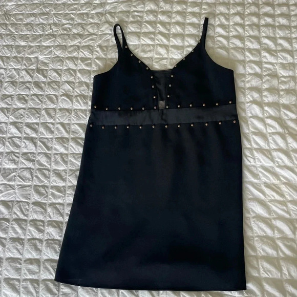 Cinq a sept black studded Carina mini dress - Picture 4 of 11
